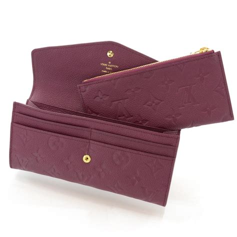 louis vuitton empreinte curieuse wallet aurore